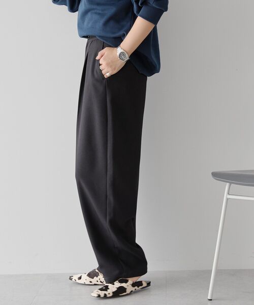 AMERICAN HOLIC（アメリカンホリック）の「ウールライクカーブスラックスパンツ（その他パンツ・レディース・ブラック/ブラウン系その他4・M/L）」の16枚目の写真