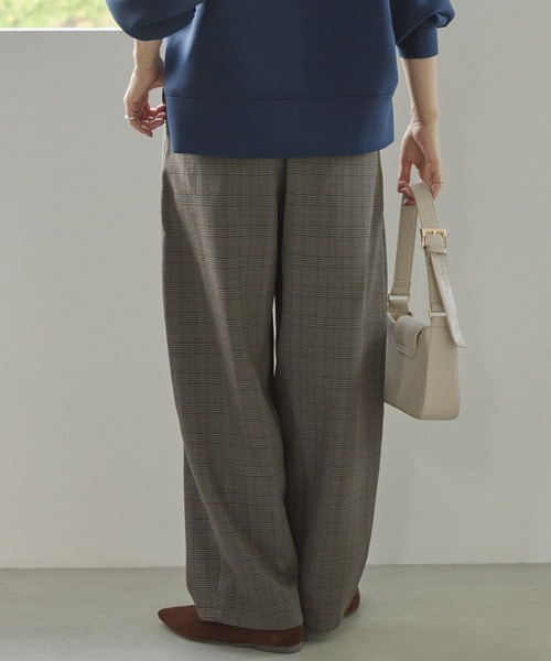 AMERICAN HOLIC（アメリカンホリック）の「ウールライクカーブスラックスパンツ（その他パンツ・レディース・ブラック/ブラウン系その他4・M/L）」の5枚目の写真