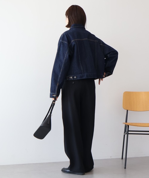 AMERICAN HOLIC（アメリカンホリック）の「ウールライクカーブスラックスパンツ（その他パンツ・レディース・ブラック/ブラウン系その他4・M/L）」の9枚目の写真