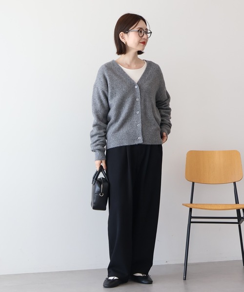 AMERICAN HOLIC（アメリカンホリック）の「ウールライクカーブスラックスパンツ（その他パンツ・レディース・ブラック/ブラウン系その他4・M/L）」の14枚目の写真
