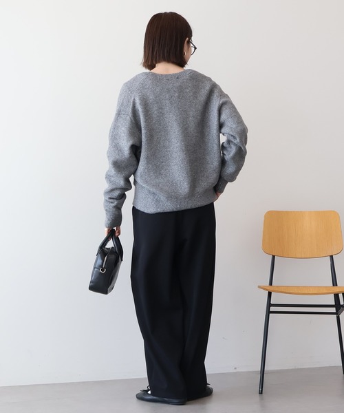 AMERICAN HOLIC（アメリカンホリック）の「ウールライクカーブスラックスパンツ（その他パンツ・レディース・ブラック/ブラウン系その他4・M/L）」の15枚目の写真
