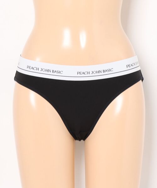PEACH JOHN（ピーチジョン）の「コットンＭＩＸロゴショーツ（ショーツ・レディース・ブラック×ホワイト/グレー/ブルー/ブラック・SMALL/MEDIUM/LARGE/X-LARGE/3L）」の22枚目の写真