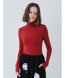 Lyocell Turtle Neck Basic Fit Top/リヨセルタートルネックベーシックフィットトップ