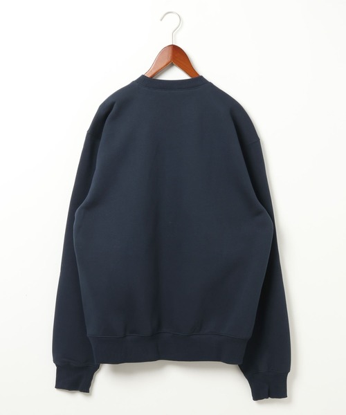 Carhartt WIP（カーハートダブリューアイピー）の「【Carhartt WIP(カーハートダブリューアイピー)】SWEATSHIRT（スウェット・メンズ・ネイビー/ダークブラウン・MEDIUM）」の3枚目の写真