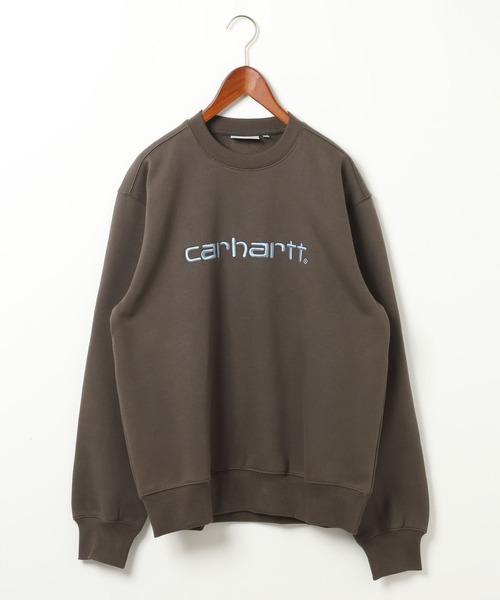 Carhartt WIP（カーハートダブリューアイピー）の「【Carhartt WIP(カーハートダブリューアイピー)】SWEATSHIRT（スウェット・メンズ・ネイビー/ダークブラウン・MEDIUM）」の16枚目の写真