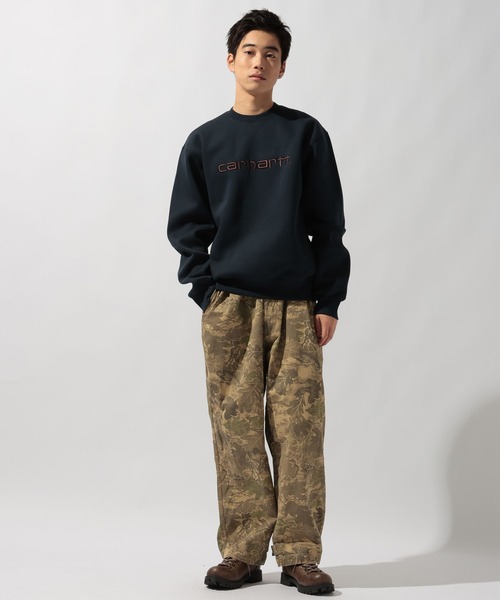 Carhartt WIP（カーハートダブリューアイピー）の「【Carhartt WIP(カーハートダブリューアイピー)】SWEATSHIRT（スウェット・メンズ・ネイビー/ダークブラウン・MEDIUM）」の14枚目の写真