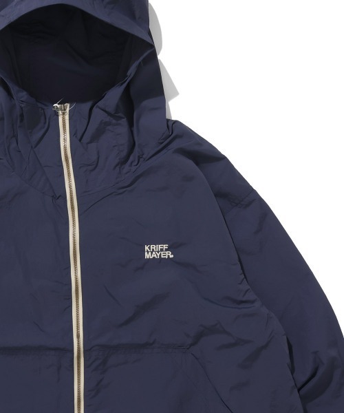 KRIFF MAYER Lady's Collection(クリフメイヤーレディースコレクション)の「【花粉防止/静電気防止】撥水ドロップ フードジャケット / マウンテンパーカー(防汚加工・Aライン)(マウンテンパーカー・レディース・カラフル/その他5/ネイビー/ベージュ/クリーム・LARGE/MEDIUM)」の4枚目の写真