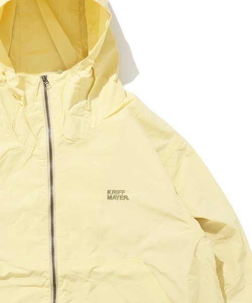 KRIFF MAYER Lady's Collection(クリフメイヤーレディースコレクション)の「【花粉防止/静電気防止】撥水ドロップ フードジャケット / マウンテンパーカー(防汚加工・Aライン)(マウンテンパーカー・レディース・カラフル/その他5/ネイビー/ベージュ/クリーム・LARGE/MEDIUM)」の3枚目の写真