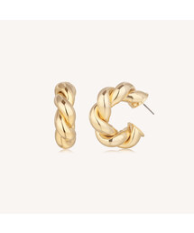 DIEUAMOUR（ディユーアモール）の「Lunette Twist Bold Earrings（ピアス（両耳用））」