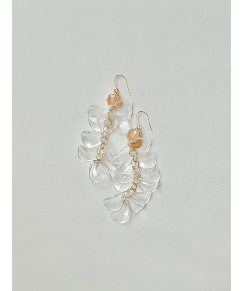 tone(トーン)の「【Agaro】No.496 大きめ ゆれるピアス サージカルステンレス(MA)(ピアス(両耳用)・レディース・ブラック/グリーン/ピンク・FREE)」の10枚目の写真