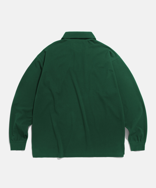 ESPIONAGE（エスピオナジ）の「Over LS Pique Polo Shirt Forest（ポロシャツ・レディース・その他・MEDIUM/LARGE/X-LARGE）」の2枚目の写真