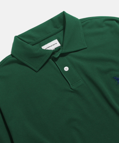 ESPIONAGE（エスピオナジ）の「Over LS Pique Polo Shirt Forest（ポロシャツ・レディース・その他・MEDIUM/LARGE/X-LARGE）」の4枚目の写真