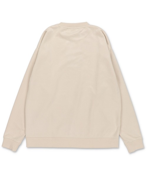 SPINNS（スピンズ）の「ひげおじさんフェイクスエードスウェット/バンド/刺繍ロゴ（スウェット・メンズ・チャコール/グレイッシュベージュ/アイボリー・ONESIZE）」の7枚目の写真