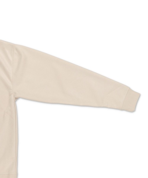 SPINNS（スピンズ）の「ひげおじさんフェイクスエードスウェット/バンド/刺繍ロゴ（スウェット・メンズ・チャコール/グレイッシュベージュ/アイボリー・ONESIZE）」の9枚目の写真