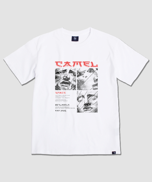 CAMEL WORK(キャメルワーク)の「キャメルクラシックミス半袖Tシャツ(ホワイト)(Tシャツ/カットソー・メンズ・その他・LARGE/MEDIUM/X-LARGE)」の2枚目の写真