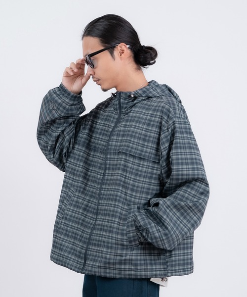 improves（インプローブス）の「チェック柄 ポリデュスポ パーカーブルゾン（ナイロンジャケット・メンズ・ブラウン/ブルー・X-LARGE/LARGE/MEDIUM/SMALL）」の16枚目の写真