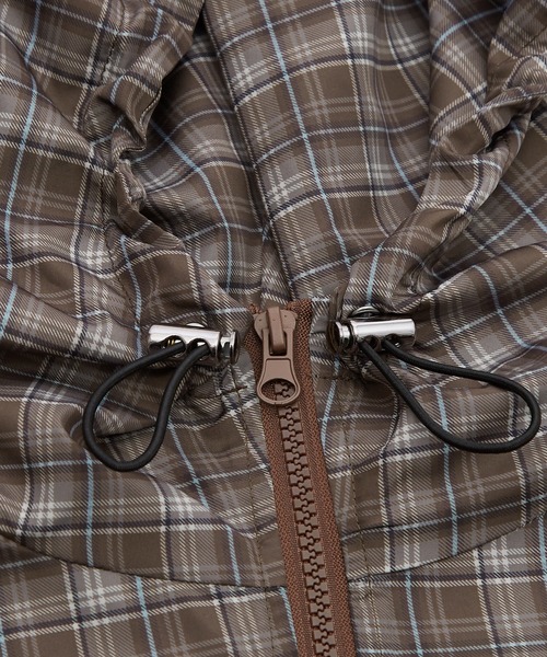 improves（インプローブス）の「チェック柄 ポリデュスポ パーカーブルゾン（ナイロンジャケット・メンズ・ブラウン/ブルー・X-LARGE/LARGE/MEDIUM/SMALL）」の21枚目の写真