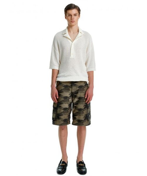 THE BALLON(ザバロン)の「CAMOUFLAGE CARGO TWO-WAY PANTS(その他パンツ・メンズ・カーキ・LARGE/MEDIUM)」の1枚目の写真