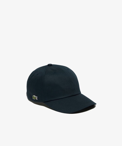 LACOSTE（ラコステ）の「フロントブランク6パネルキャップ（キャップ・メンズ・ネイビー/ベージュ/ブラック・58cm）」の3枚目の写真