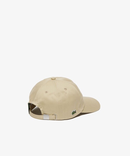 LACOSTE（ラコステ）の「フロントブランク6パネルキャップ（キャップ・メンズ・ネイビー/ベージュ/ブラック・58cm）」の8枚目の写真