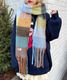 w closet | チェックマフラー(マフラー)