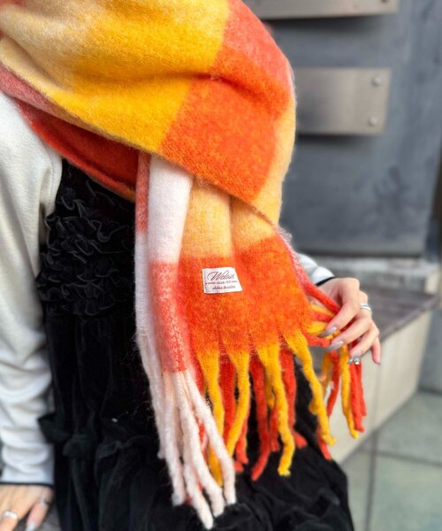 w closet（ダブルクローゼット）の「チェックマフラー（マフラー