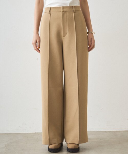 LOUNGEDRESS（ラウンジドレス）の「ボンディングパンツ（その他パンツ・レディース・ベージュ/ブラック・MEDIUM/SMALL）」の3枚目の写真