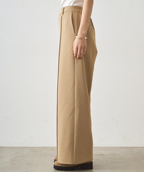 LOUNGEDRESS（ラウンジドレス）の「ボンディングパンツ（その他パンツ・レディース・ベージュ/ブラック・MEDIUM/SMALL）」の4枚目の写真