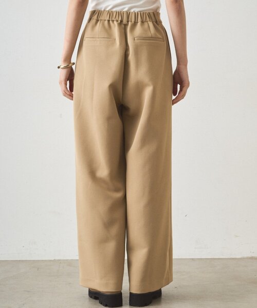 LOUNGEDRESS（ラウンジドレス）の「ボンディングパンツ（その他パンツ・レディース・ベージュ/ブラック・MEDIUM/SMALL）」の5枚目の写真