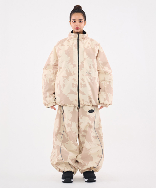 DOLL OUTERWEAR（ドラ アウターウェア）の「[DOLL x DUMDIDUM] 2526 リバーシブルティロパディングジャケット&パンツセット ミリタリー 男女共用（セットアップ・レディース・その他・SMALL/MEDIUM/LARGE/X-LARGE）」の10枚目の写真