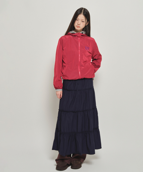HOMEBODY THINGS(ホームバディ ティングズ)の「NEED SOME SPACE WINDBREAKER (RED)(ナイロンジャケット・レディース・その他・1/2)」の4枚目の写真