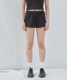 SLEEPYGOM（スリーピーゴーム）の「Pure Black Short Pants（その他パンツ）」