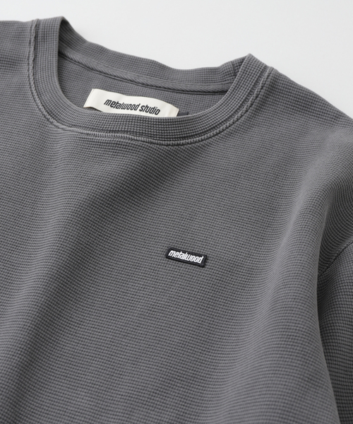 WISM(ウィズム)の「Metalwood Studio / メタルウッド スタジオ MINI METAL LOGO THERMAL SHIRT(Tシャツ/カットソー・メンズ・その他/ブラック・MEDIUM/LARGE)」の8枚目の写真