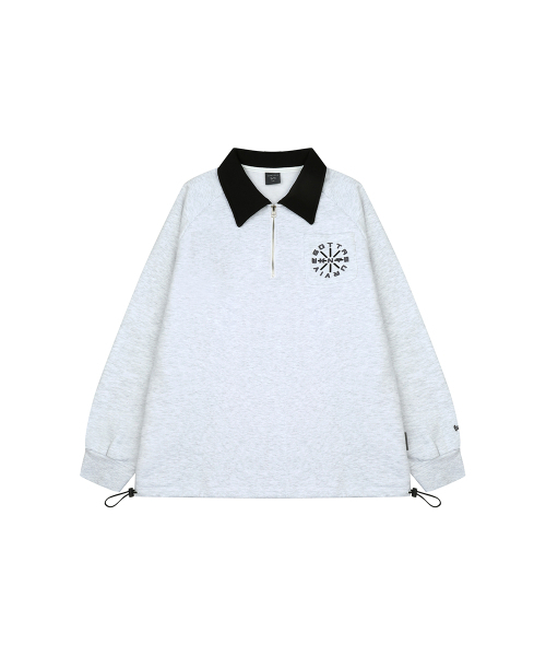 KINETICLO（キネティクロ）の「ストリングハーフジップ(1%MELANGE/BLACK)（その他トップス・レディース・その他・MEDIUM/LARGE/X-LARGE）」の3枚目の写真
