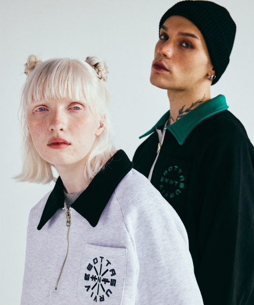 KINETICLO（キネティクロ）の「ストリングハーフジップ(1%MELANGE/BLACK)（その他トップス・レディース・その他・MEDIUM/LARGE/X-LARGE）」の2枚目の写真