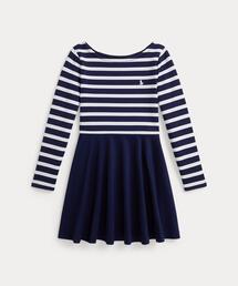 POLO RALPH LAUREN CHILDRENSWEAR | ストライプド ストレッチ ポンチ ドレス(ワンピース)