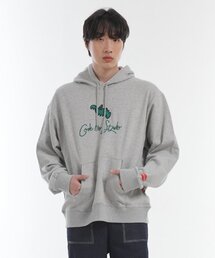 CODE I'M（コードアイエム）の「ゴースト刺繍ヘビーウェイトオーバーサイズフードグレー（パーカー）」
