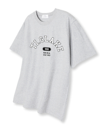 ステイプリオーバーサイズ半袖Tシャツライトグレー
