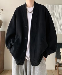 WYZ（ダブリューワイジィー）の「オーバーサイズワッフルスウェットカーディガン/ユニセックス（カーディガン/ボレロ）」