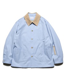 SOPHNET.（ソフネット）の「LEATHER COLLAR COVERALL（カバーオール）」