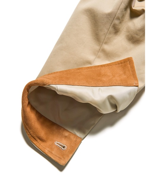SOPHNET.(ソフネット)の「LEATHER COLLAR COVERALL(カバーオール・メンズ・ブラック/ベージュ/ライトブルー・2/3/4/1/5)」の8枚目の写真