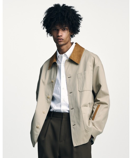 LEATHER COLLAR COVERALL（カバーオール）｜SOPHNET.（ソフネット）の