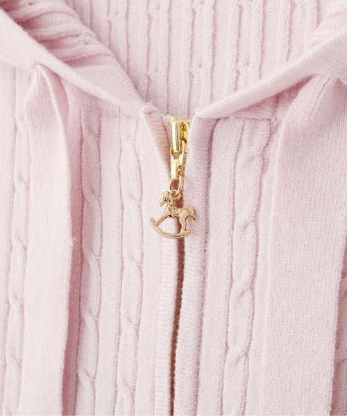 JILL by JILL STUART(ジルバイジルスチュアート)の「◇ケーブルニットパーカーセットアップ(ワンピース・レディース・グレー/ネイビー/イエロー/ピンク・FREE)」の20枚目の写真
