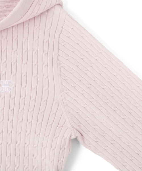JILL by JILL STUART(ジルバイジルスチュアート)の「◇ケーブルニットパーカーセットアップ(ワンピース・レディース・グレー/ネイビー/イエロー/ピンク・FREE)」の21枚目の写真