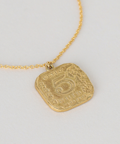 Chibi Jewels (チビジュエルズ)の「chibi jewels/チビジュエルズ Ceylon Coin Necklace(ネックレス・レディース・ゴールド・FREE)」の5枚目の写真