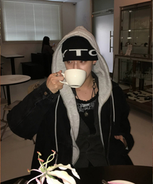 LECYTO（レシト）の「LOGO JACQUARD BEANIE_[BLACK]（ニットキャップ/ビーニー）」