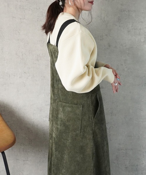 セール】コーデュロイジャンパースカート（サロペット/オーバーオール