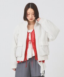 Ray BEAMS | ジャカード 中綿 スタンド ブルゾン(ブルゾン)