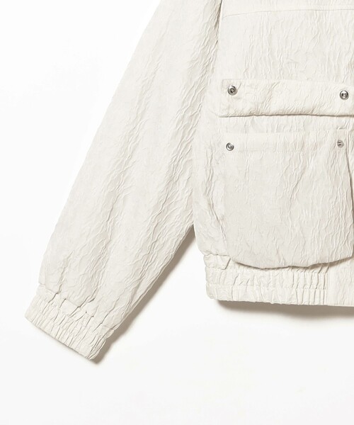 Ray BEAMS（レイビームス）の「ジャカード 中綿 スタンド ブルゾン（ブルゾン・レディース・ホワイト系その他6/ブラック・0/1）」の13枚目の写真