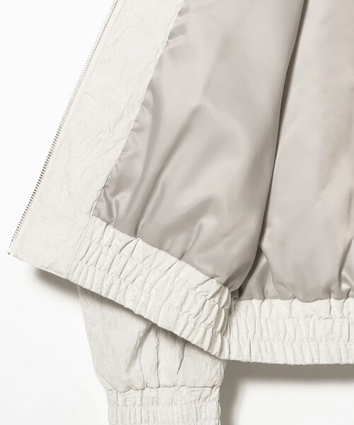 Ray BEAMS（レイビームス）の「ジャカード 中綿 スタンド ブルゾン（ブルゾン・レディース・ホワイト系その他6/ブラック・0/1）」の14枚目の写真